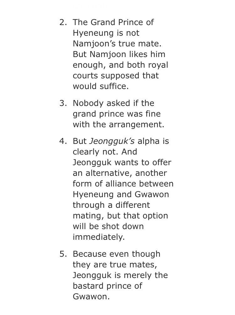 ➳「 花樣年華; when in bloom 」< link:  https://archiveofourown.org/works/14157174/chapters/32629572 >♡︎ - abo dynamics♡︎ - royalty au♡︎ - crown prince jimin (he's an alpha) and bastard prince kook (omega)♡︎ - mild sexual content♡︎ - implied mpreg♡︎ - i enjoyed reading this from beginning to end