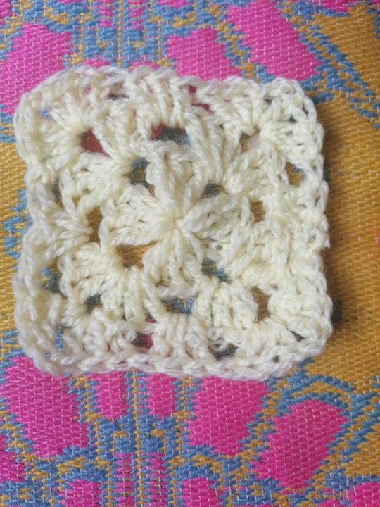 This week we learned to crotchet a #grannysquare. Another project complete #fridayfeeling