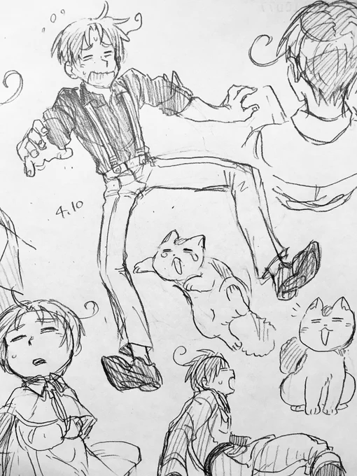 くるん兄弟のらくがき。 