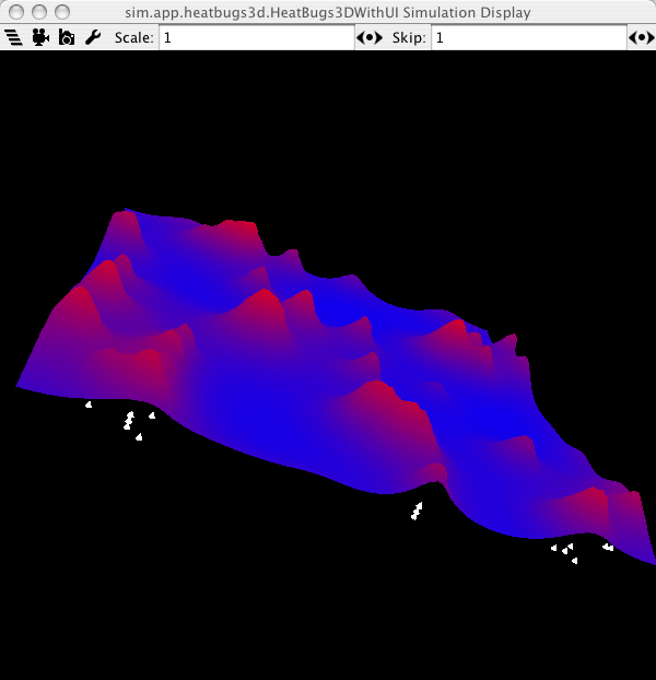 3D Heatbugs Simulation in MASON