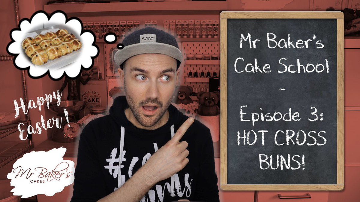 RobBGUK's tweet photo. It’s FRIDAY... 🙌🏼 ... and time for a new video!

As you may have seen, to support you with entertaining the kids at home, I’ve launched a brand new series: Mr Baker’s Cake School and in this week’s episode, we’re making HOT CROSS BUNS!

Watch it here: https://t.co/Fbk82wK4xV https://t.co/ZOnrtniakD