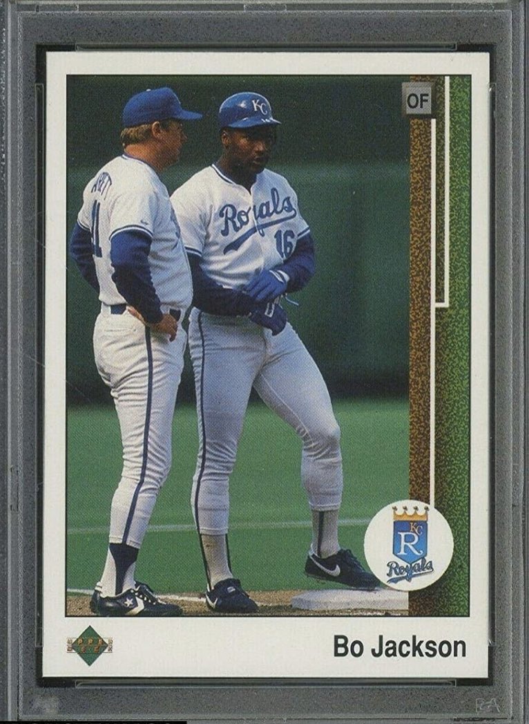 baseballcardDoc's tweet image. Bo knows 90 feet from home. 

Relive the baseball card boom in our movie- watch now on Netflix or click link: geni.us/JackofallTrades

⚾️⚾️⚾️ 

#bojackson #1989upperdeck #upperdeck #baseballcard #baseballcardmovie #jackofalltradesmovie #jackofalltrades #boknows #royals @BoJackson