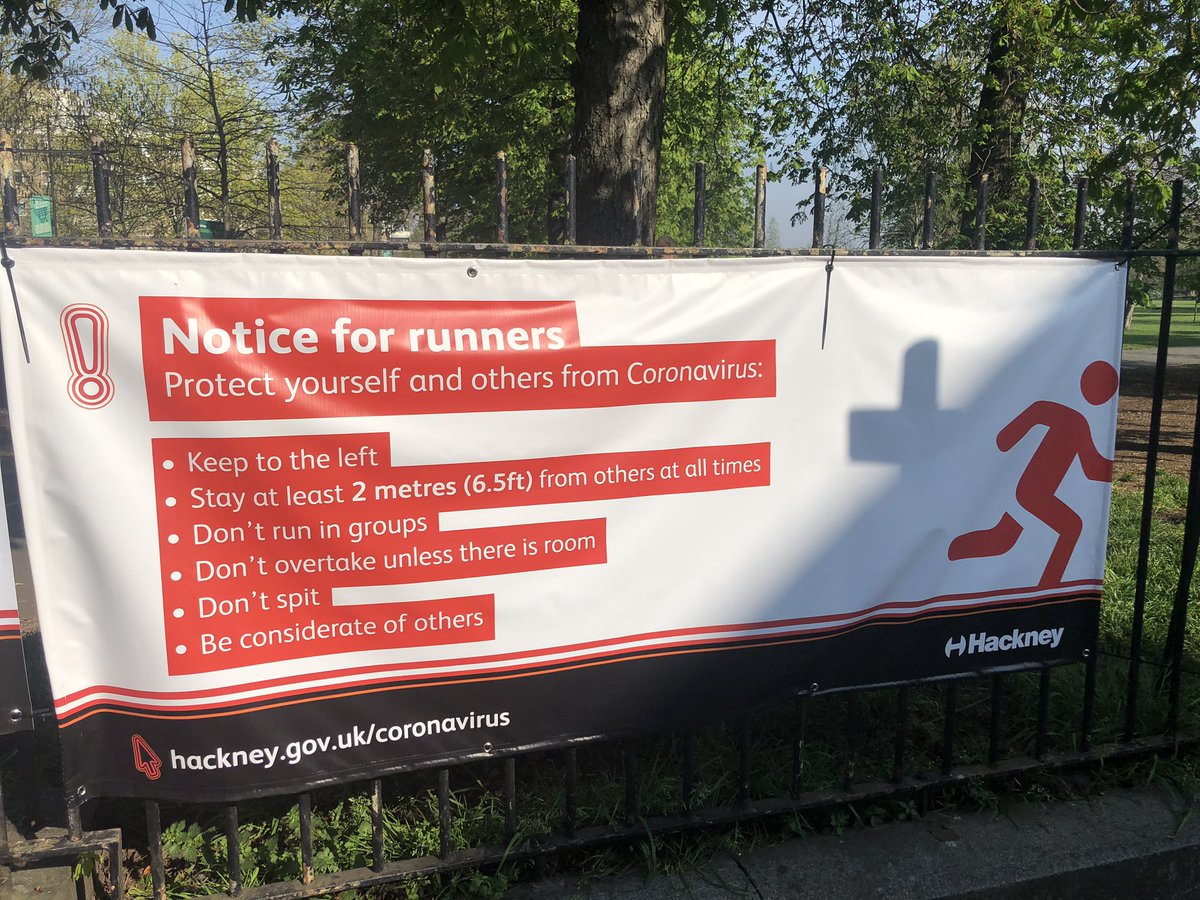 MirandaMac's tweet image. Aside from not running in groups, I feel like this is just sensible advice for runners always... not just right now. 🤷🏼‍♀️🦠