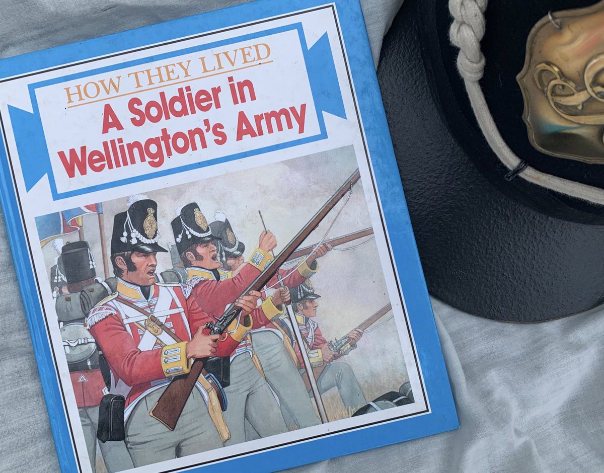 (8/13) A reasonably accurate overview of the day to day life of a  #Napoleonic British soldier. I had such happy memories of borrowing this from our local library as a child that I bought a secondhand copy on eBay a few years ago.