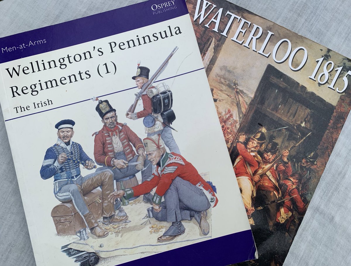 (13/13) Lastly, I could never omit  @OspreyBooks. Beloved of wargamers, modellers and military anoraks the world over. The maps and colour plates in these slim little volumes visualised military history for me as a youth like nothing else. They still do!
