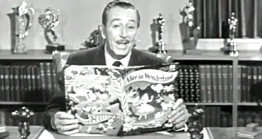 ABC also broadcast condensations of several Technicolor cartoon and live-action features in black and white on its "Disneyland'' series before the OZ debut, beginning with ALICE IN WONDERLAND (1951) on 11/3/54.  #TCMParty