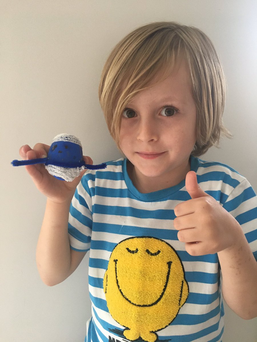 GemmaPearson6's tweet photo. @JCAWakefield Maxi’s Easter egg competition entry Mr Bump https://t.co/8JcmxVjBCw