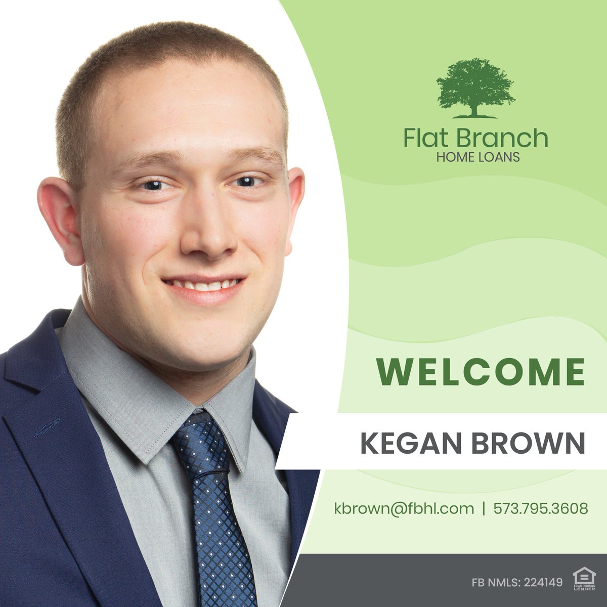 FlatBranchLoans's tweet photo. Help us welcome our newest Flat Brancher, Kegan Brown! Kegan is based out of our downtown Columbia office ⤵ https://t.co/J34TKnbQyI