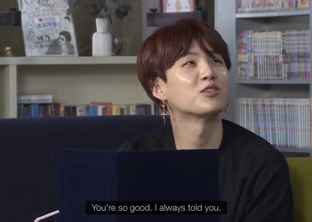 Yoongi said it