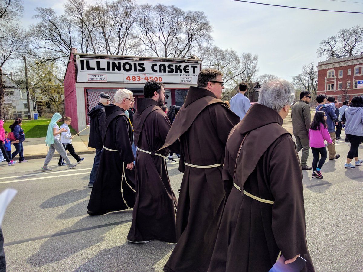 Of all the photos I took, this was my favorite. Habited religious. A casket store. To think there's so much evil, so much murder in Englewood that the neighborhood can support a store that only sells coffins…