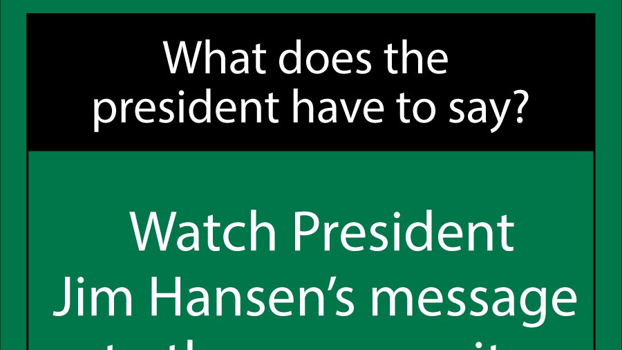 President Jim Hansen has an update on a few things related to our community - graduation, summer programming, a new assistance fund and more. Please click the link below to view his video message.
youtube.com/watch?v=9i1XGh…