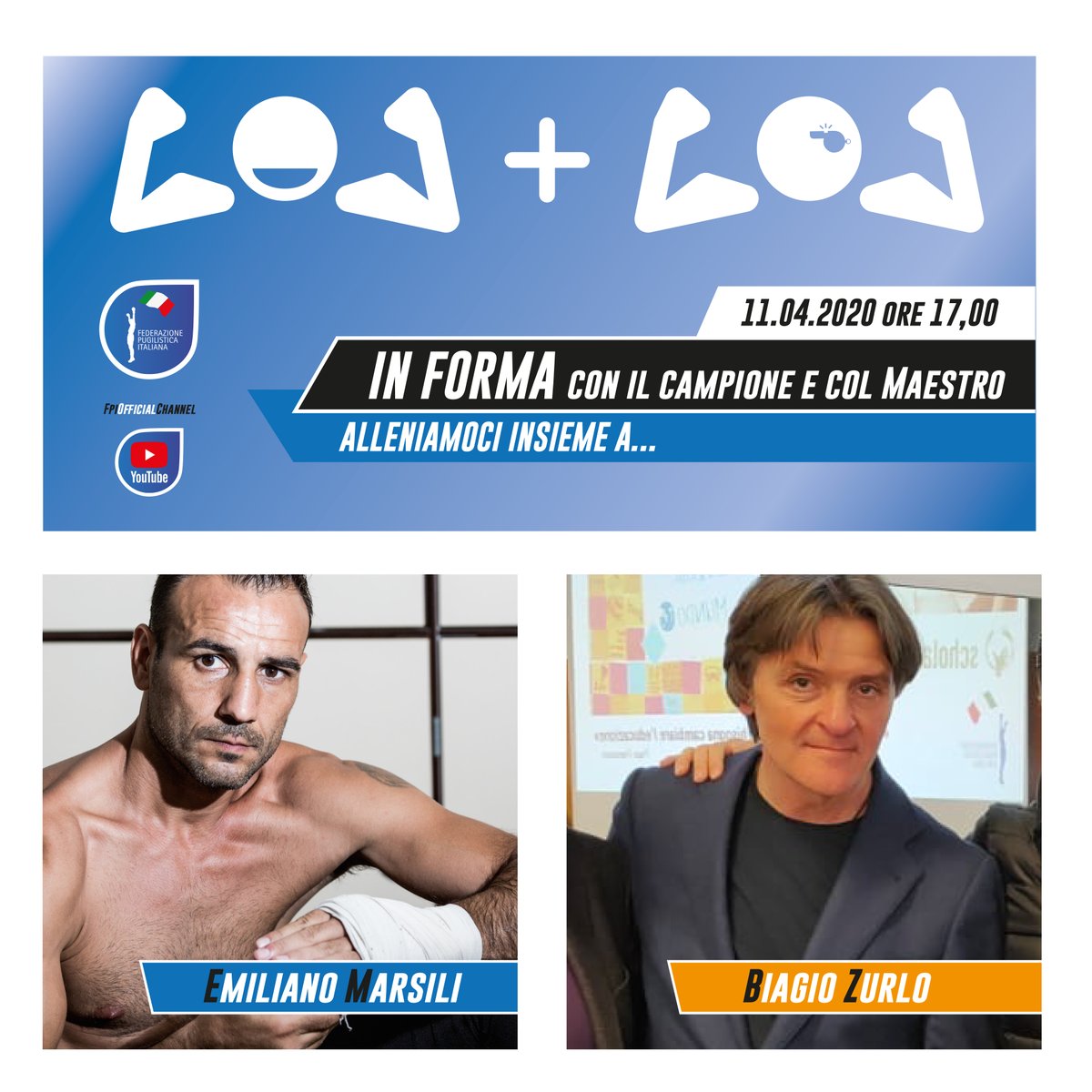 FPIBoxe's tweet photo. ๐ฅ๐๐ปโโ๏ธ io resto #InformaConlaBoxe
โก๏ธ Allenati con i Campioni ๐๐ปโโ๏ธ๐ฅ๐ฎ๐น
โก๏ธ Prossimi workout ๐๐ปโโ๏ธ๐ฅ Su Canale YouTube #FPIofficialChannel
๐ 11/4 H 17 Con Maestro Zurlo e @emilianom76
โก๏ธ https://t.co/5xN5kHOBrQ https://t.co/dOW16otBD8