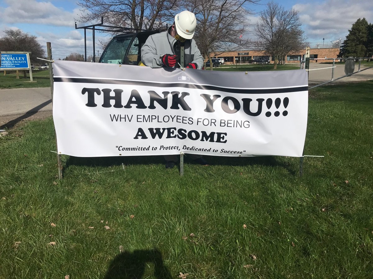 MDOCCFA's tweet photo. A shout out to staff from Warden Jeremy Howard and all of WHV administrative staff!
Warden Howard stated, "Staff at WHV have been amazing though the COVID-19 pandemic and this is my way of saying Thank-you".
We agree Sir. Thank you WHV all MDOC staff for the amazing work you do! https://t.co/bj0ShvqFbj