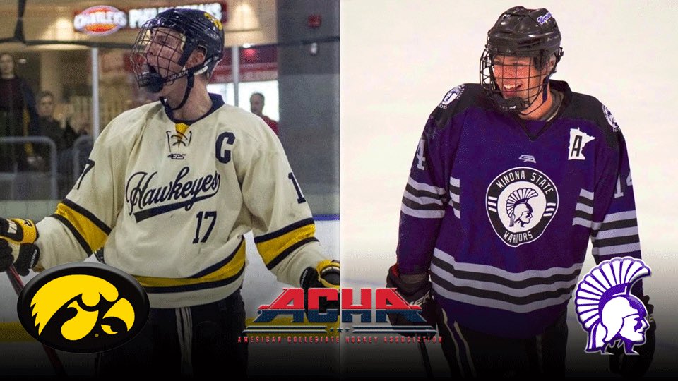 #ACHA M2 Best Jersey

ROUND ✌️

• Central Region

(4) Iowa vs. (14) Winona State

Vote below! #JerseyMadness