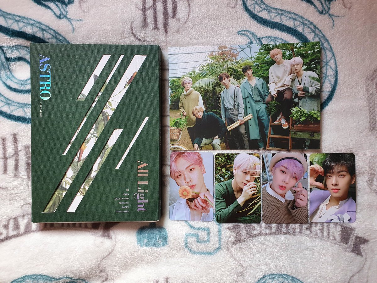  ASTRO - All Light Green VersionSanha + Moonbin + Eunwoo pcs