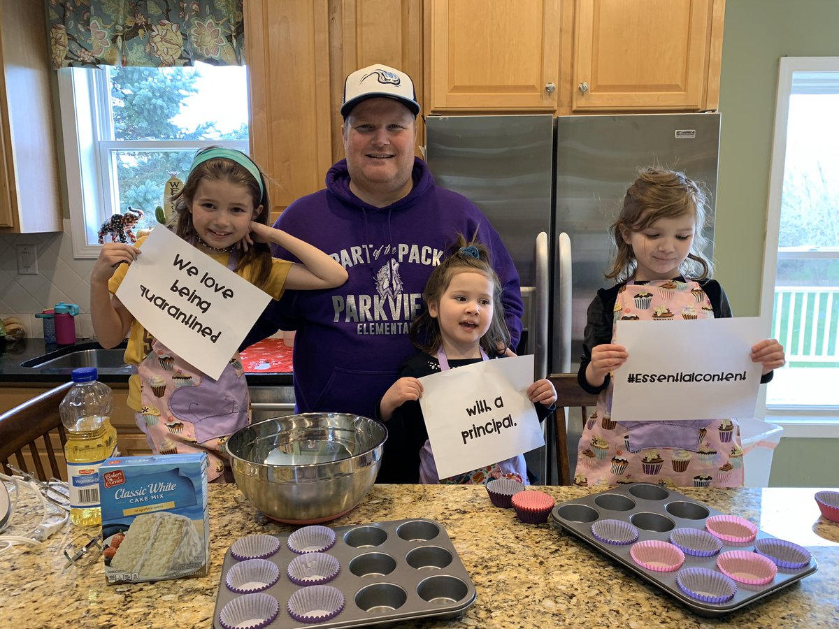 drnickdamico's tweet photo. Living the #quarantinelife with the #dadoutloud principal is not so bad! #GoodFriday #EssentialContent @dadsasprincipal #DadsAsPrincipals https://t.co/cyIQqRLePE