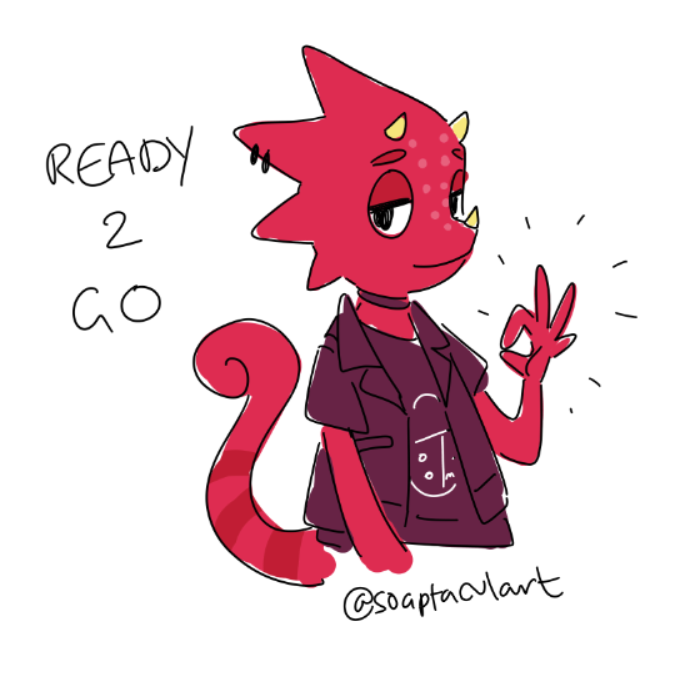 soaptaculart's tweet photo. Game theory that Flick is naturally green but changes colour to red on purpose every day to fit his punk aesthetic #AnimalCrossingNewHorizions #ACNH https://t.co/R69R8BF7VN