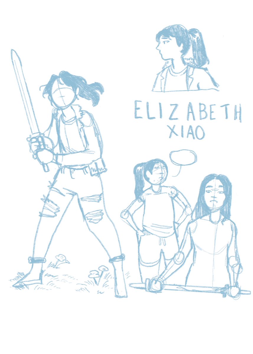 YA Lesbian Chosen One Modern Fantasy:Elizabeth Xiao is gonna fail math, has no idea if her crush realizes she’s into her, & can’t stop fighting with her mom, who just doesn’t get it!!Oh, and that’s all before she learns she’s the chosen one meant to take down an ancient beast.