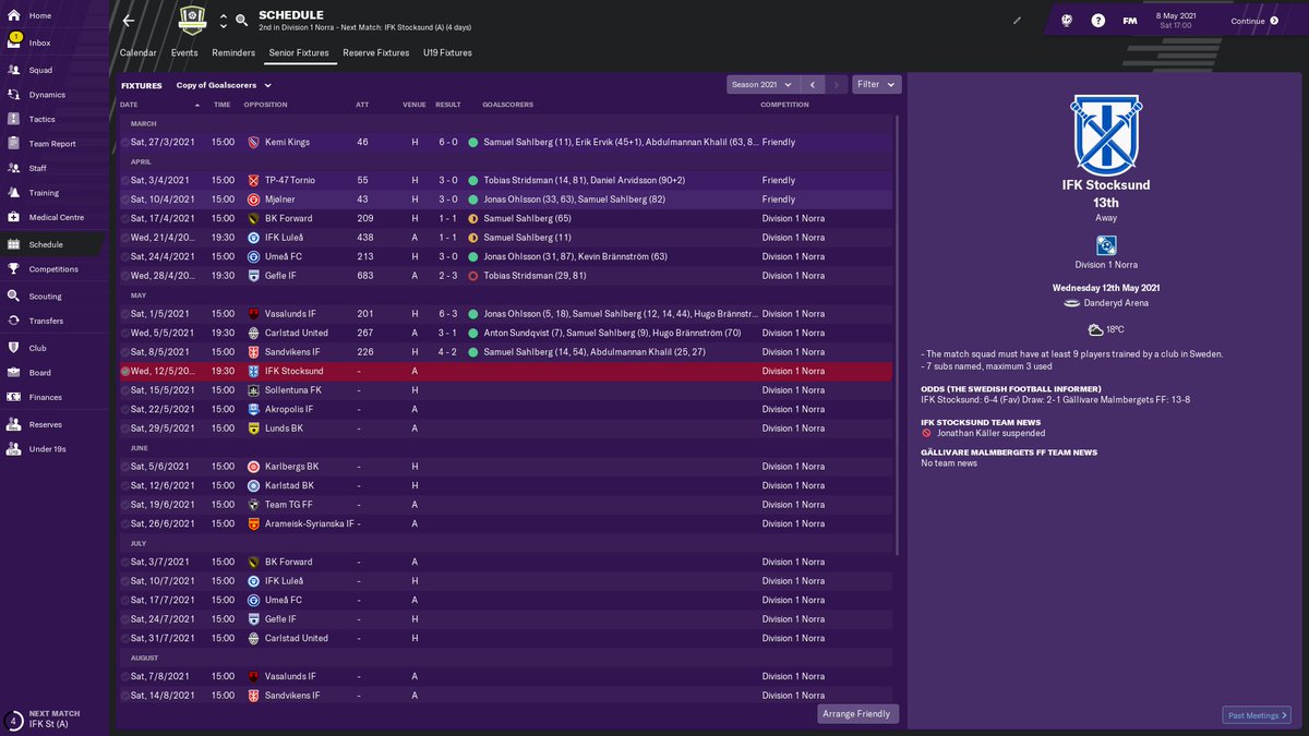 TheFMLibrary's tweet photo. Evening! @alexparkin90 here again to play through some more of the #fmlibrary joint save! I pick up with us in 2nd place having gone through a patchy start to the season followed by some thumping wins..... https://t.co/NEwZcgCBlg