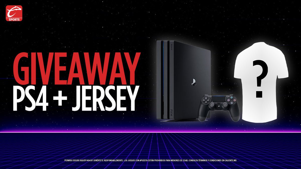 calientesports's tweet photo. 🚨 #PromoCaliente🚨

Esto debes hacer para ganar un #PS4 y el jersey de tu equipo favorito con la #eLigaMx: 

1️⃣ Dale 🔁 y ❤️
2️⃣ Sigue a @calientesports 📲
3️⃣ Menciona quién GANARÁ la #eLigaMx y agrega el HT #MásAcciónMásDiversión 🔥

¡VAAAAN! 🤩 https://t.co/lQa2Gt8Ar8