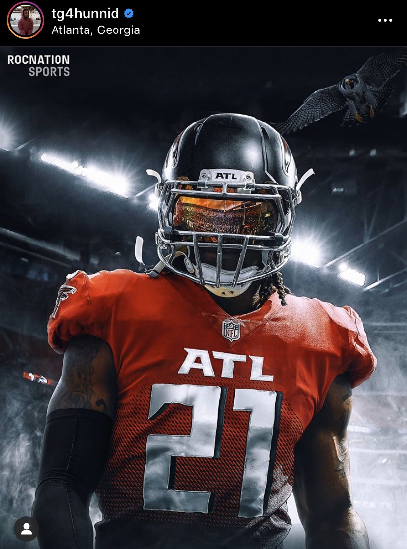 gradient falcons jersey