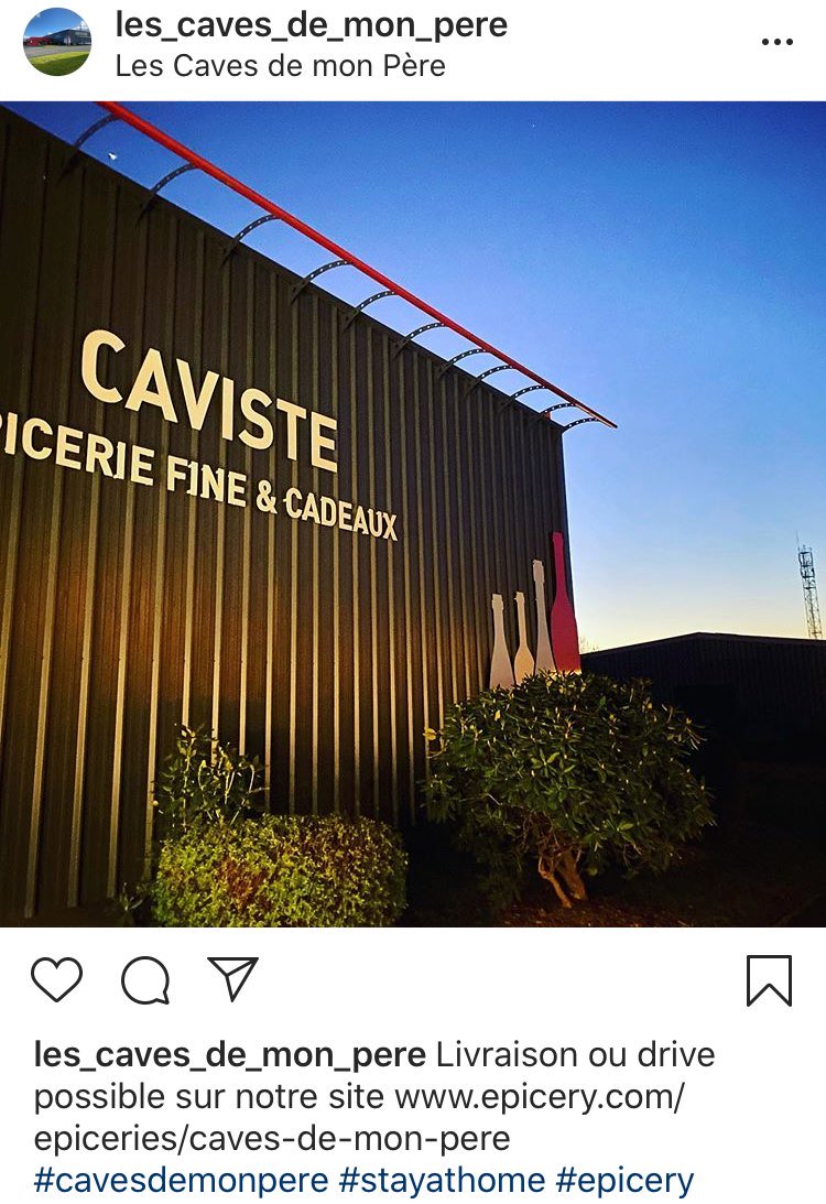 1er commerçant brestois #lescavesdemonpere sur @epicery_fr 👍 super nouvelle!  Ça tombe bien, je n’avais plus de thé 🤪 Bravo <a href="/marcmenase/">Marc Menasé</a> pour cette Top initiative qui nous permet de garder le lien avec nos commerçants préférés 😉