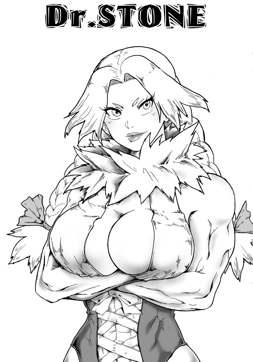 ドギー万太郎 No Twitter Dr Stone ニッキー 花田仁姫 落書き Dr Stone 花田仁姫 ニッキー 女の子 筋肉娘 Muscle T Co 0mkvnik3zw