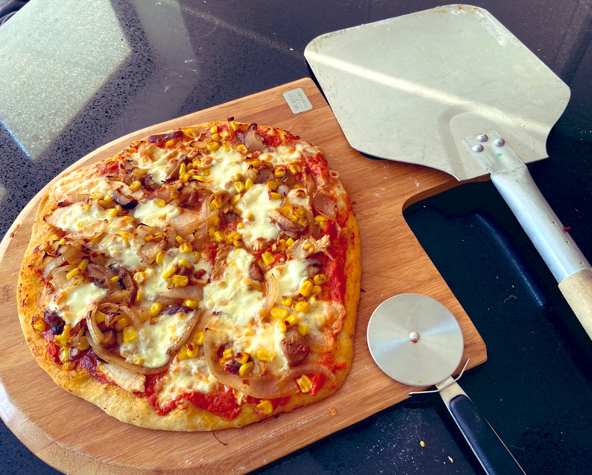 guypbutler's tweet photo. Happy with that 😋🍕 #isolationpizza #StayHomeSaveLifes https://t.co/JksY4mjerf