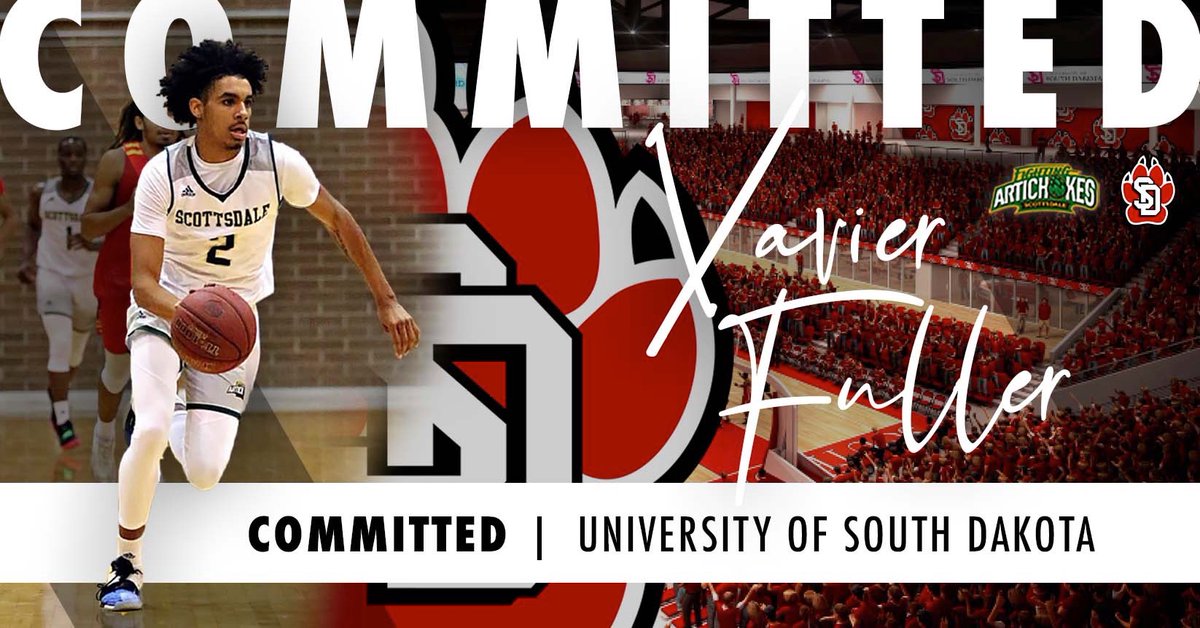 CoachStahowski's tweet photo. Congrats to @XavierFuller33  and @michael112000 for their commitment to the University of South Dakota. Best part of the job is helping them develop and grow while helping them find the next chapter! #thisaintthesameoldChokes https://t.co/vHjl9KpzSR