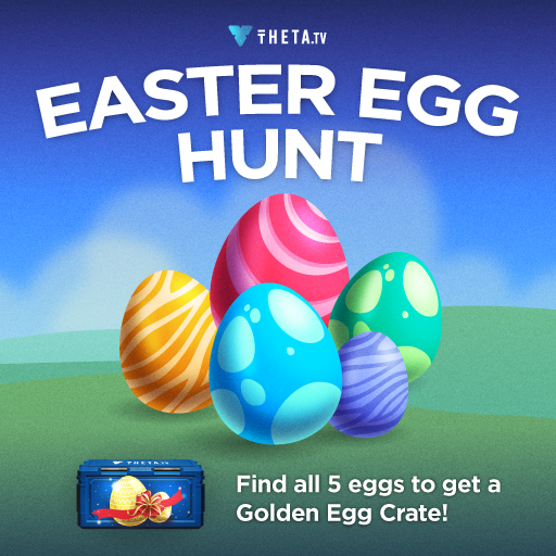 THETAtv's tweet photo. ๐ฅThe #ThetaEggHunt has begun!
Grab your baskets because their are eggs scattered across the field of https://t.co/JZVXF4stvH streamers!
Come join in on the fun: https://t.co/zvqPQ7gw38 https://t.co/bHbtwqTp9J