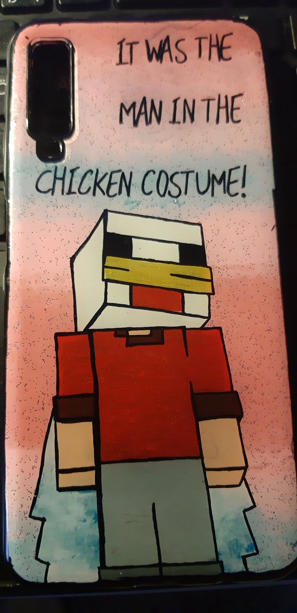 Just finished my new phonecase ♡

<a href="/GrianMC/">Grian</a> , do you think Poultryman would like it? 😉🐣😂