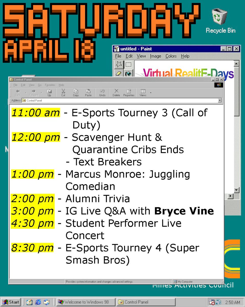 Mines Activities Council tweet media