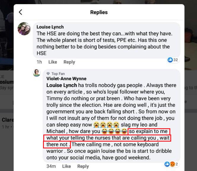 Seventh sentence.It's "you're" and "they're" but look, if you're a TD having a go at a constituent on Facebook, grammar takes a back seat right?12/20