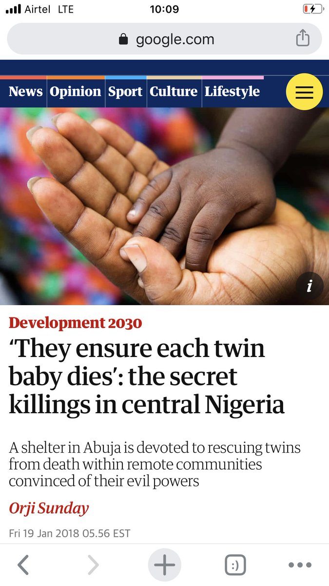 4. This piece was intriguing and sad. I travelled across many opaque rivers, far beyond the margins of Nigeria’s capital city of Abuja to locate tribes that still kill Twins in Nigeria. My reward: thatched red huts, delicacy of grass cutters & missionary prayers.