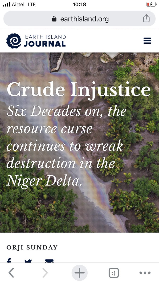 12. Oil exploration in the Niger Delta is like multiple traps. Those who survive oil spill may die by gas flare. Those who survive both, risk facing polluted rivers and farms. A few more numbers die by the government bullets. Those who can’t fight as militants die in silence.