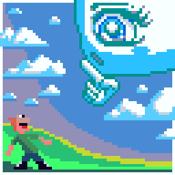 vCubeTV2's tweet photo. Day 9 of #PixelArtPoleVault : Cloud Giant.
#pixelart #aseprite #cloudgiant #anime https://t.co/7YWD0oeRwy