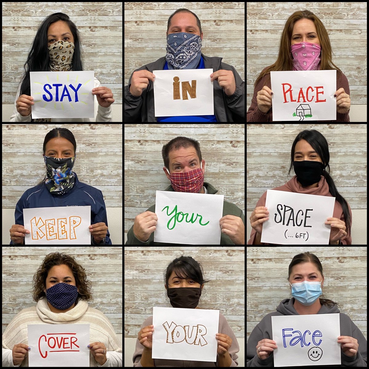 JoinRCP's tweet photo. The essential staff at the Central Division is following the order that everyone uses a face covering while in public or at work. #FlattenTheCurve #BecauseWeCare #COVID19 #JoinRCP https://t.co/xS5IgxHuWC