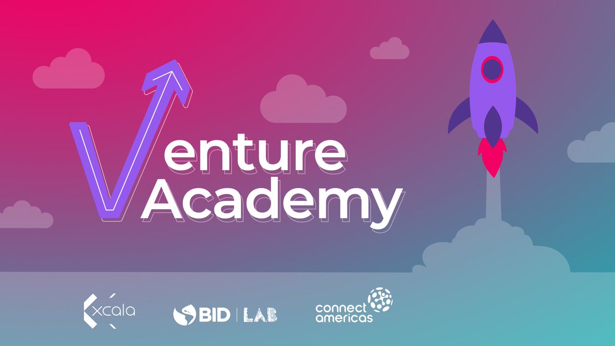 XCala_'s tweet image. 📢Hoy @IDB_Lab, #XCALA y @connectamericas lanzan #VentureAcademy2020 un programa de formación en línea y gratuito que facilitará el acceso a capacitaciones virtuales en vivo en temas de #emprendimiento y levantamiento de capital.

Más info e inscripciones: xcala.org/academy