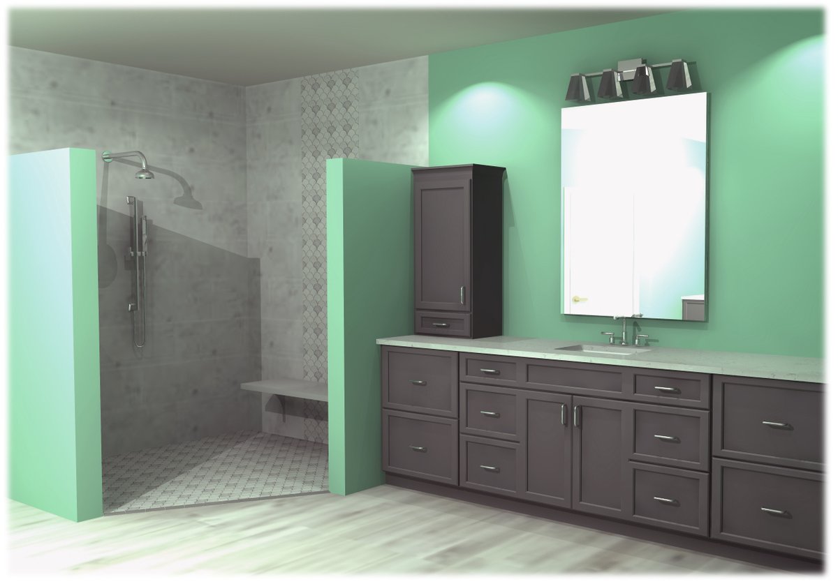 2020DesignGuru's tweet photo. This is a color view of an elevation that I posted a while back. The homeowner apparently likes bright colors on the wall... https://t.co/CqzoMd3F6J