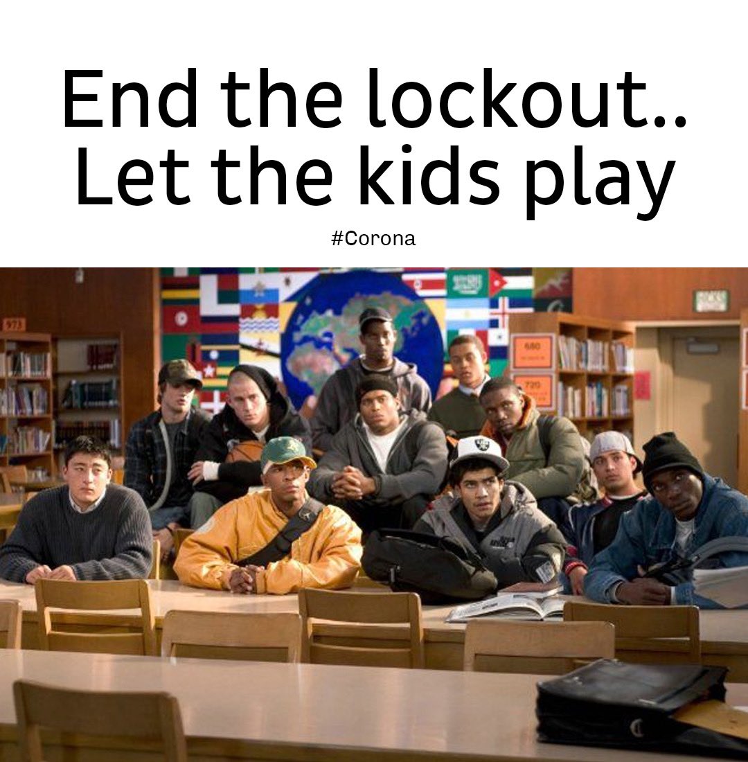 The most accurate and relatable thing I’ve seen in a minute, we all just wanna play #endTheLockout #Corona