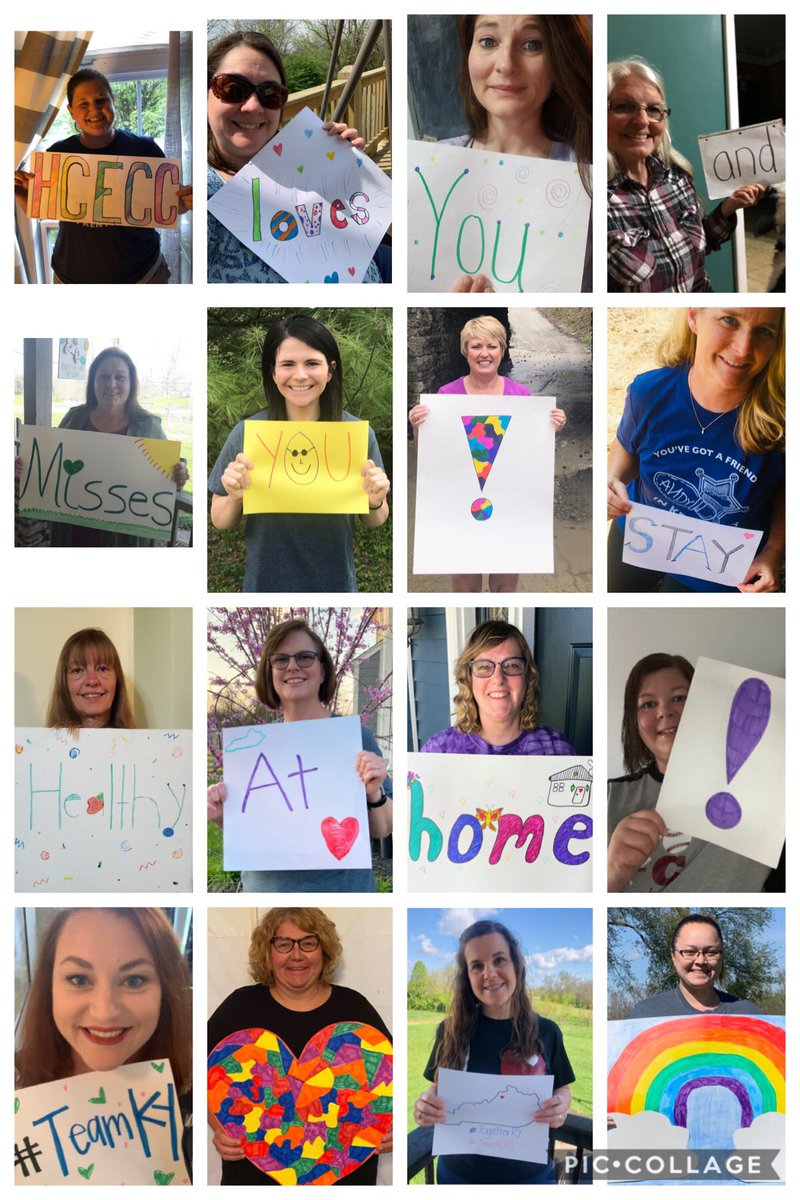 JenniferSue0823's tweet photo. HCECC loves you and misses you! Stay healthy at home! #TeamKentucky #TogetherKy #teamhcps #HealthyAtHome #patriot @HCPSTPrice @MelissaP327 @chelseytingle @GovAndyBeshear https://t.co/HuAQC3oSNI