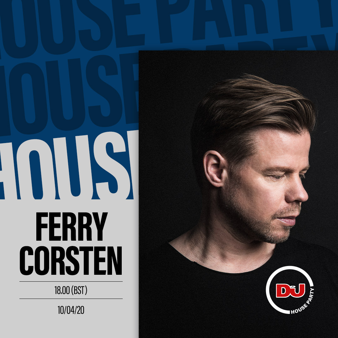 We're streaming <a href="/FerryCorsten/">Ferry Corsten</a>'s set from his home studio on our <a href="/twitch/">Twitch</a> channel right now! twitch.tv/djmagofficial