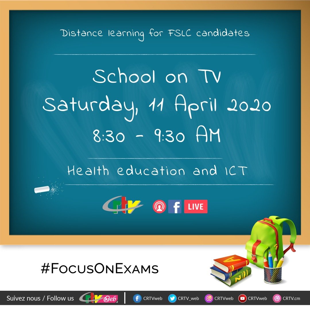 CRTV_web's tweet photo. #FocusOnExams
Lessons for FSLC candidates https://t.co/2IUn1txddB