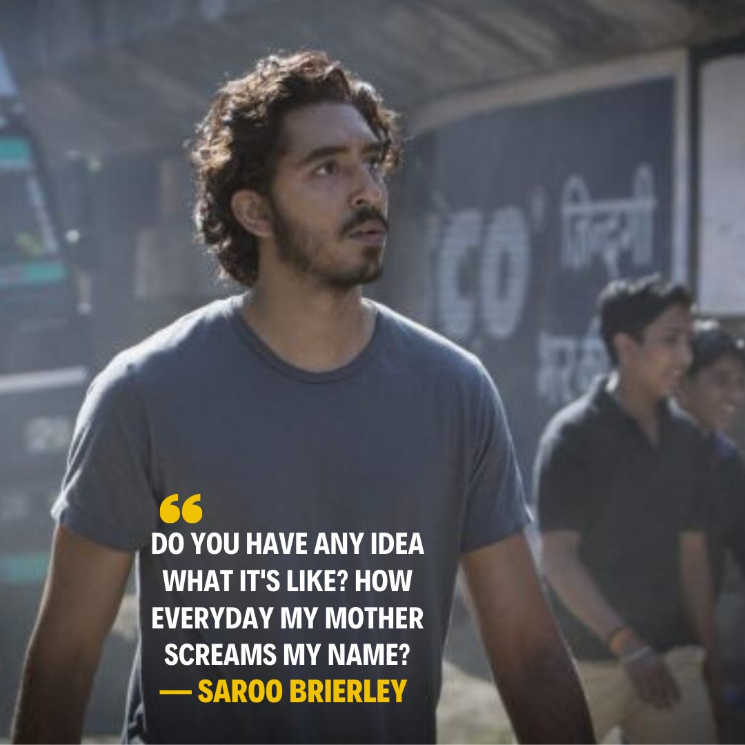crazycoolbeard's tweet photo. 'Do you have any idea what it's like? How everyday my mother screams my name?'
📽️
 #DevPatel as #SarooBrierley in #Lion (2016) https://t.co/zwzNfL4fqM