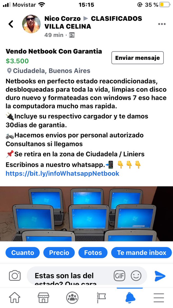 microdesing's tweet image. Acá tenes el fruto de la educación 
Vendiendo las computadoras del estado para la educación @alferdez   
@todonoticias @CFKArgentina @C5N @FerEspinozaOK