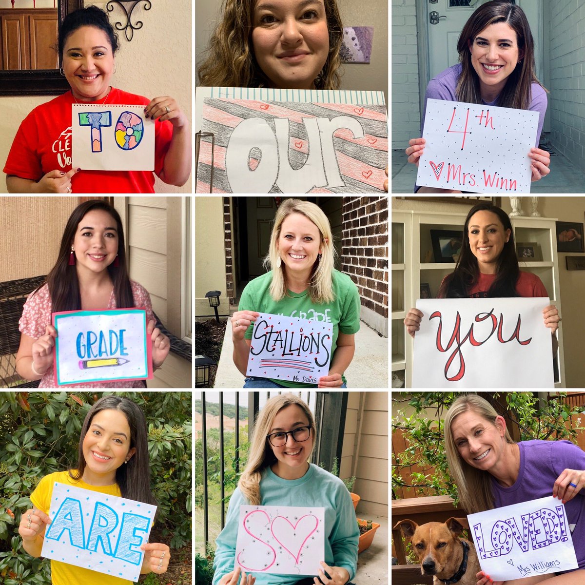 Thank you @MsDavis_CSES for putting this together!  Missing our kiddos SO MUCH!! ❤️