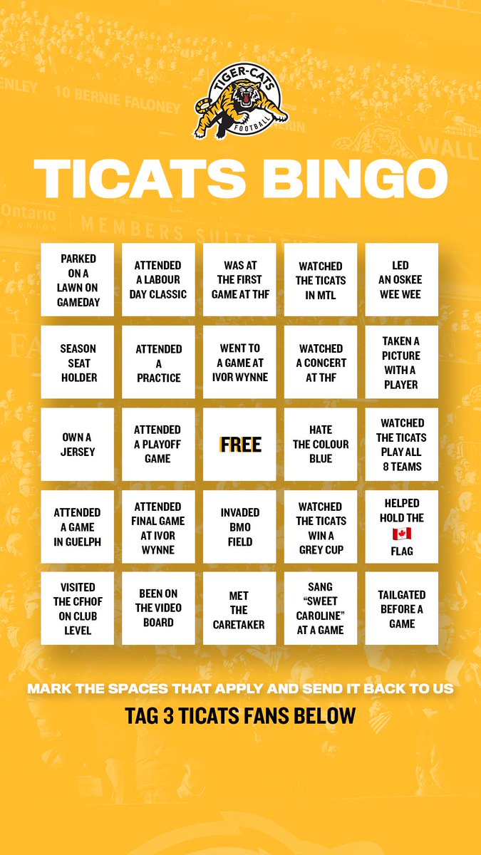 Hamilton Tiger-Cats @Ticats