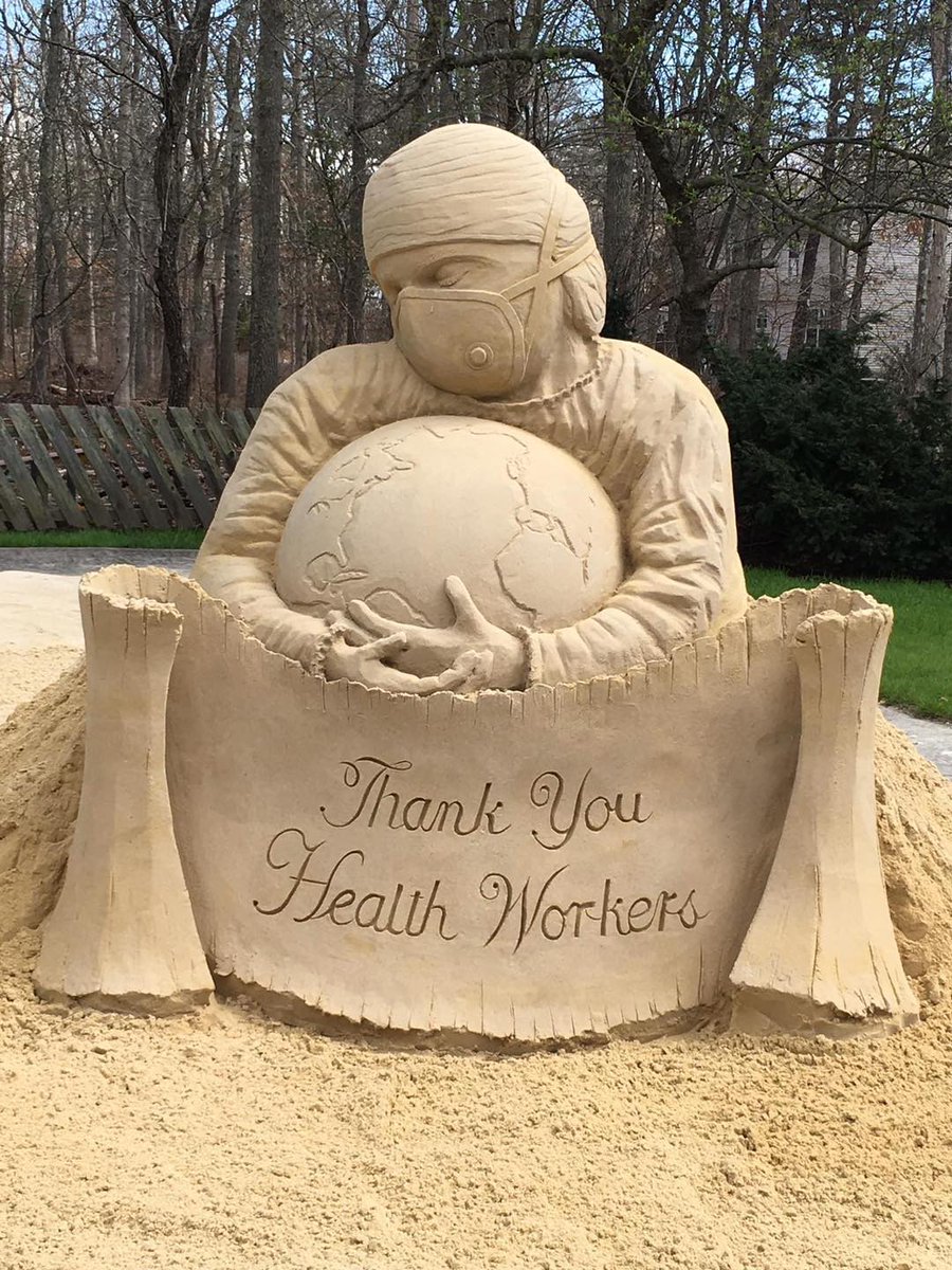 Today would have been opening day. Our festival is a grain of sand in comparison to what is happening around the globe. We look forward to #brighterdaysahead and leave you with wishes for safety and good health.❤️🌎

📷credit: Master Sculptors, Laura Cimador-Gowdy and John Gowdy