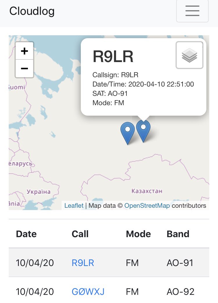 dl6kbg's tweet photo. New distance record for me and at least picked up #R9LR Vladimir, had a nice chat about our setup and we did not meet b4 on PO-101. #G0WXJ came in later but could not work him agn. #AO91 https://t.co/UW7bGNOxkt