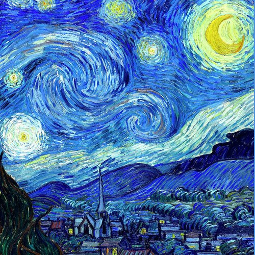 taehyung as van gogh paintings: a thread